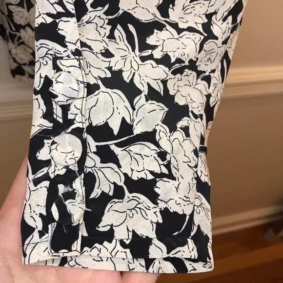 Vintage Oscar De La Renta Button Down Blouse 12 - Picture 6 of 7